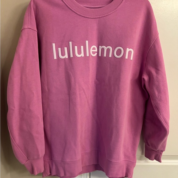 lululemon athletica Sweaters - lululemon athletica Pink Crew Neck Sweater